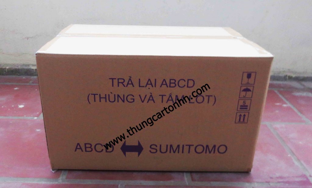 thùng carton ABCD 3 lớp